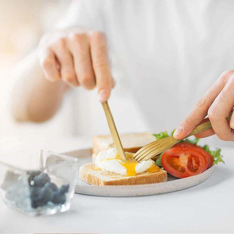 Bamboo Cutlery Travel Set